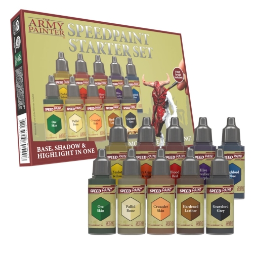 The Army Painter Speedpaint Starter Set incl. Colors (g.P. 1L= 227,78€)